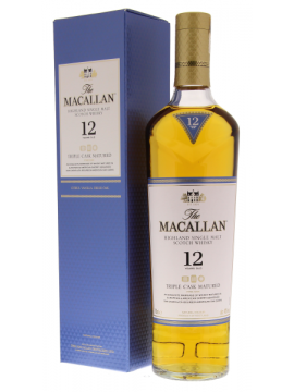 Macallan 12 Years Triple Cask Single Malt whisky 70cl.