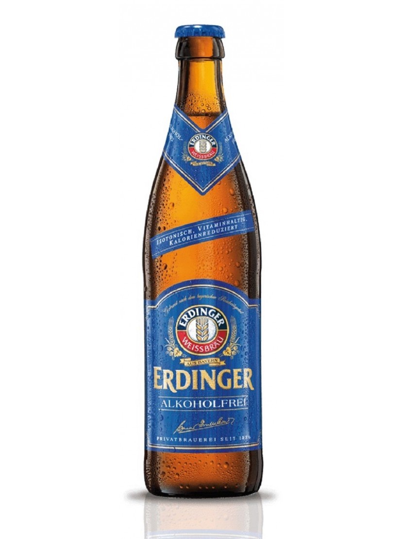 eenzaam sneeuw pad Erdinger Weissbrau alcoholvrij | online bestellen | Het Bier en Wijnhuis