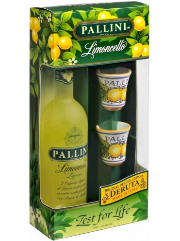 Limoncello Pallini gift pack 50cl.