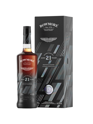 Bowmore 21 Years Aston Martin Masters Selection release 2024 70cl.