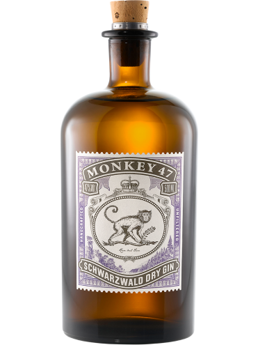 Monkey 47 dry gin 50cl. 47°