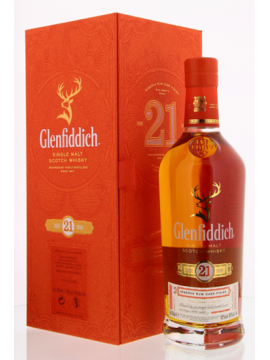 Glenfiddich 21 years Reserva Rum Cask Finish Single Malt 70cl.