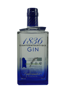 1836 Eighteen Thirty Six Belgian Organic Gin 70cl. 40°